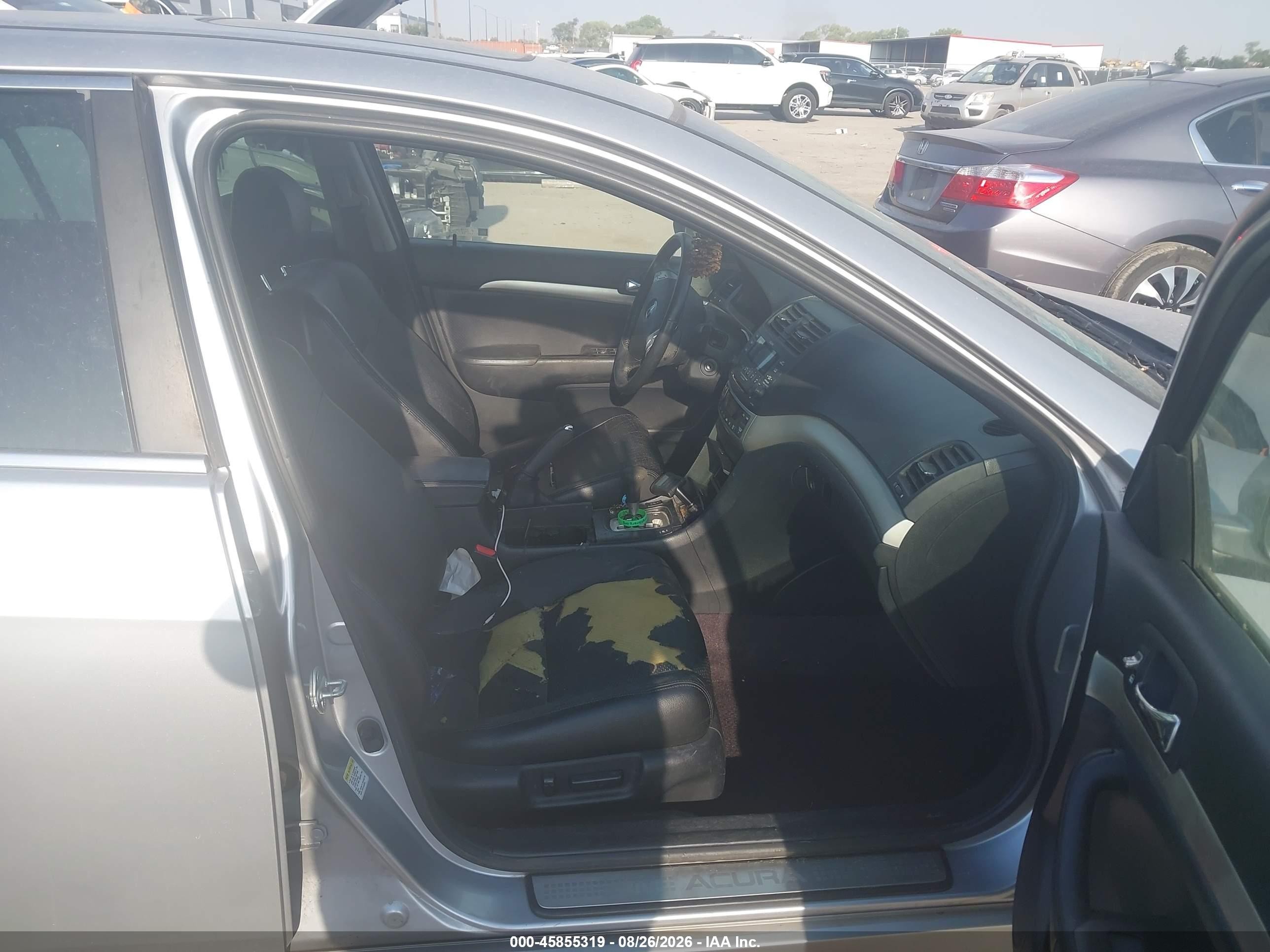 2005 Acura Tsx   Серебряный vin: JH4CL96835C002416