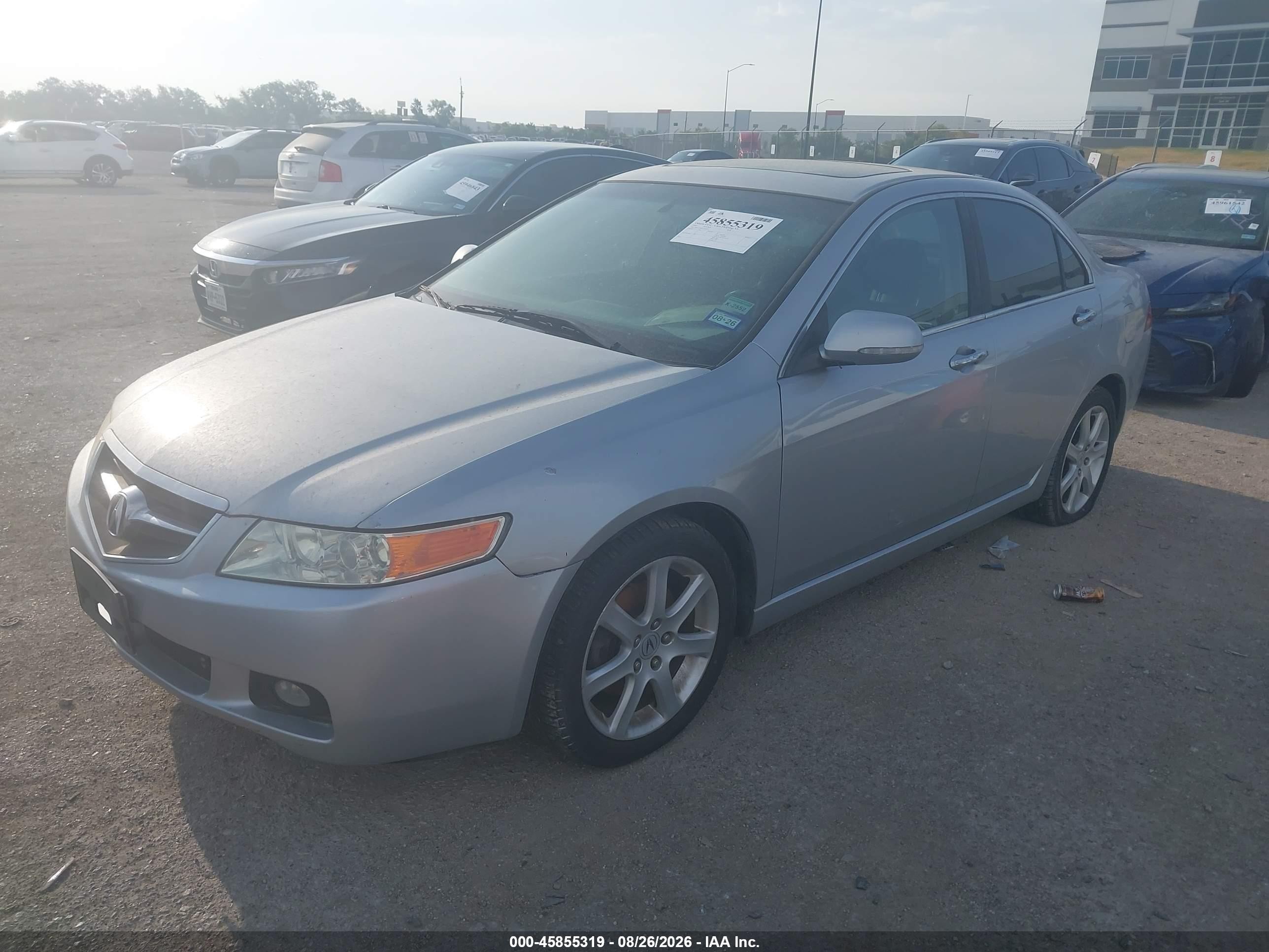 2005 Acura Tsx   Серебряный vin: JH4CL96835C002416