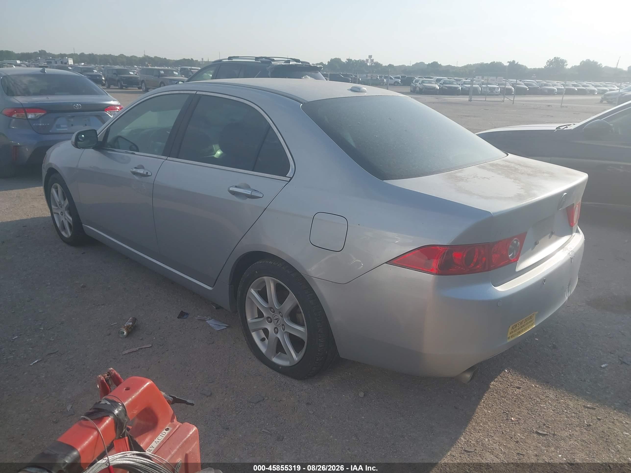 2005 Acura Tsx   Серебряный vin: JH4CL96835C002416