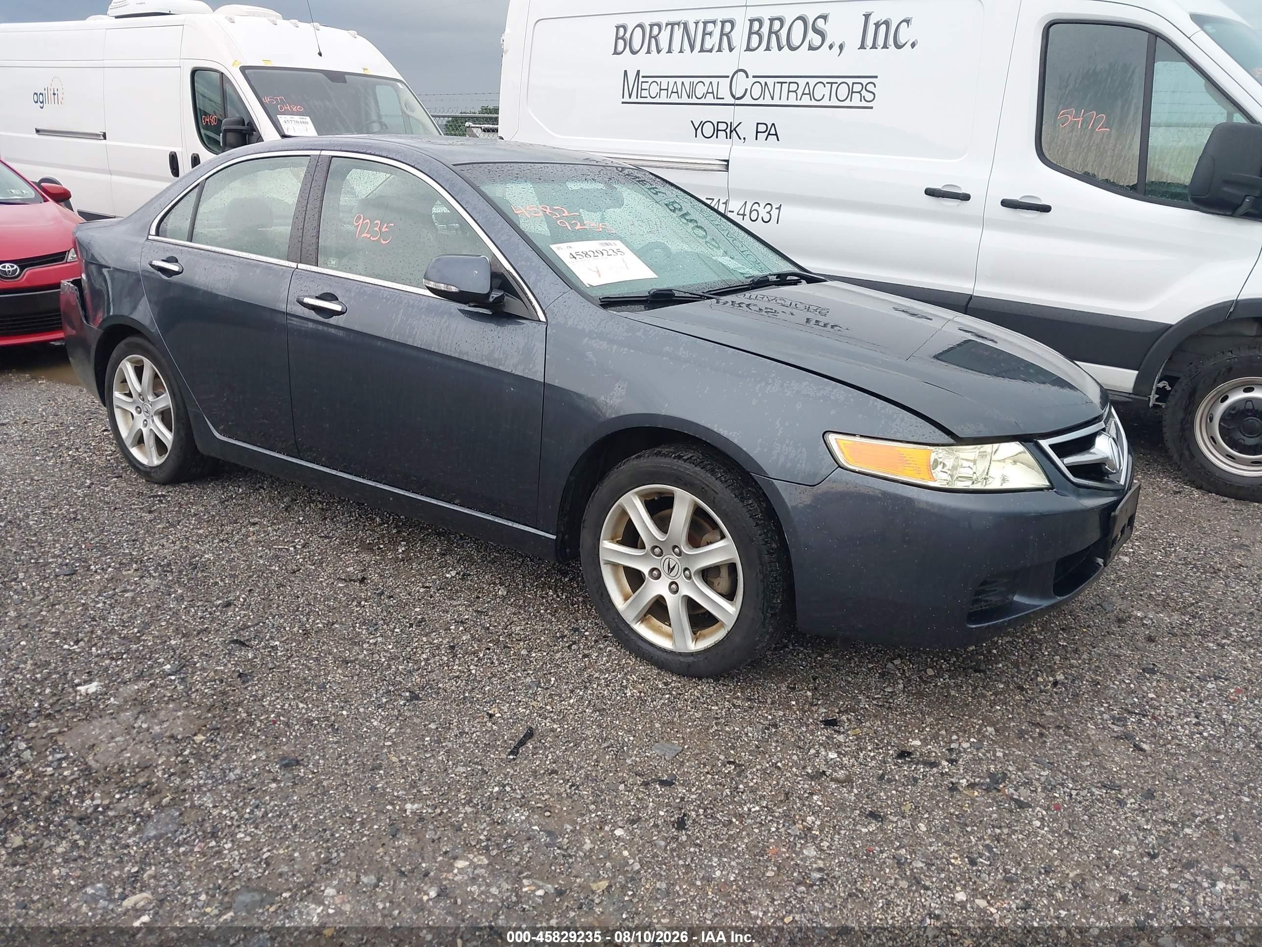 2005 Acura Tsx Blue vin: JH4CL96835C017899