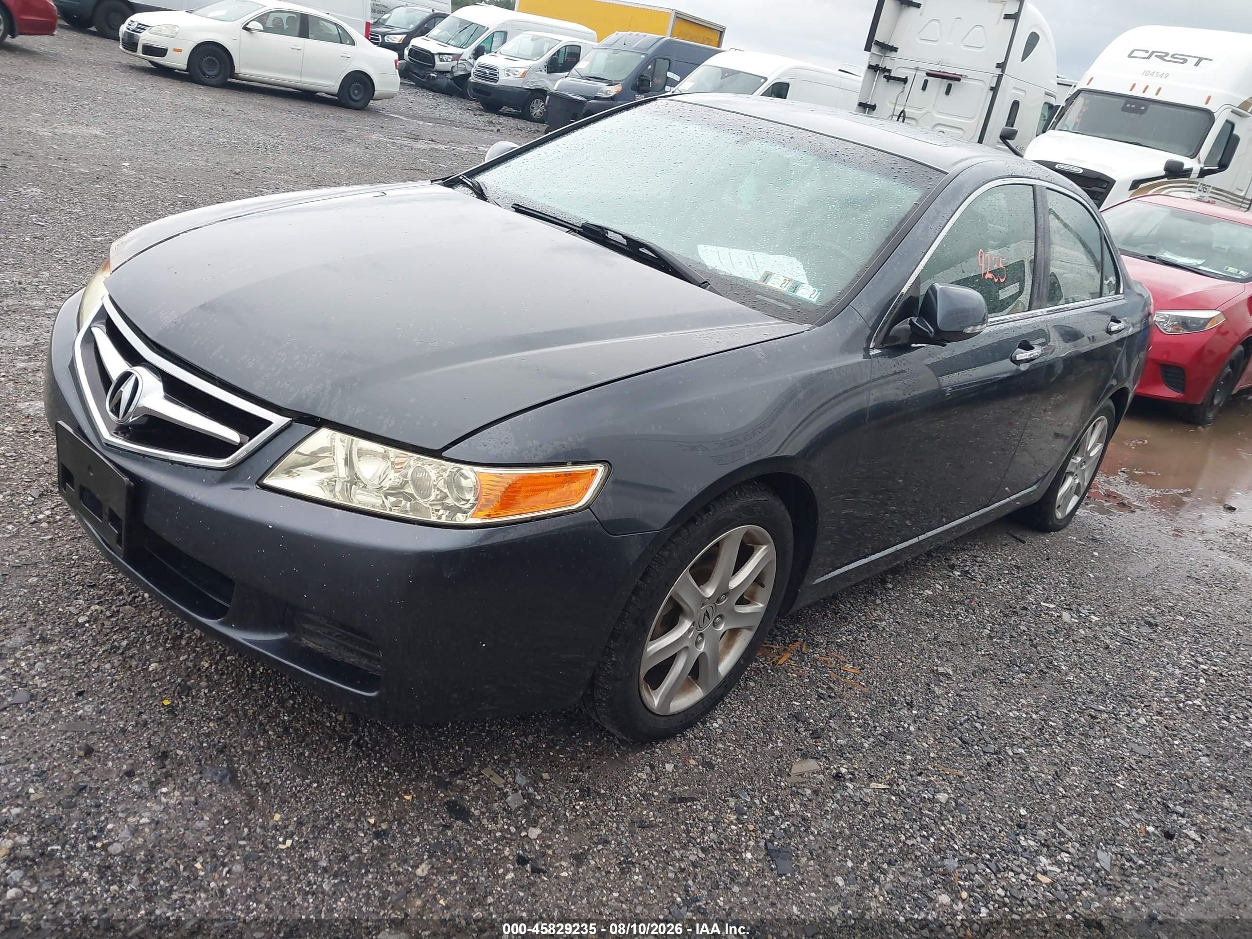 2005 Acura Tsx Blue vin: JH4CL96835C017899