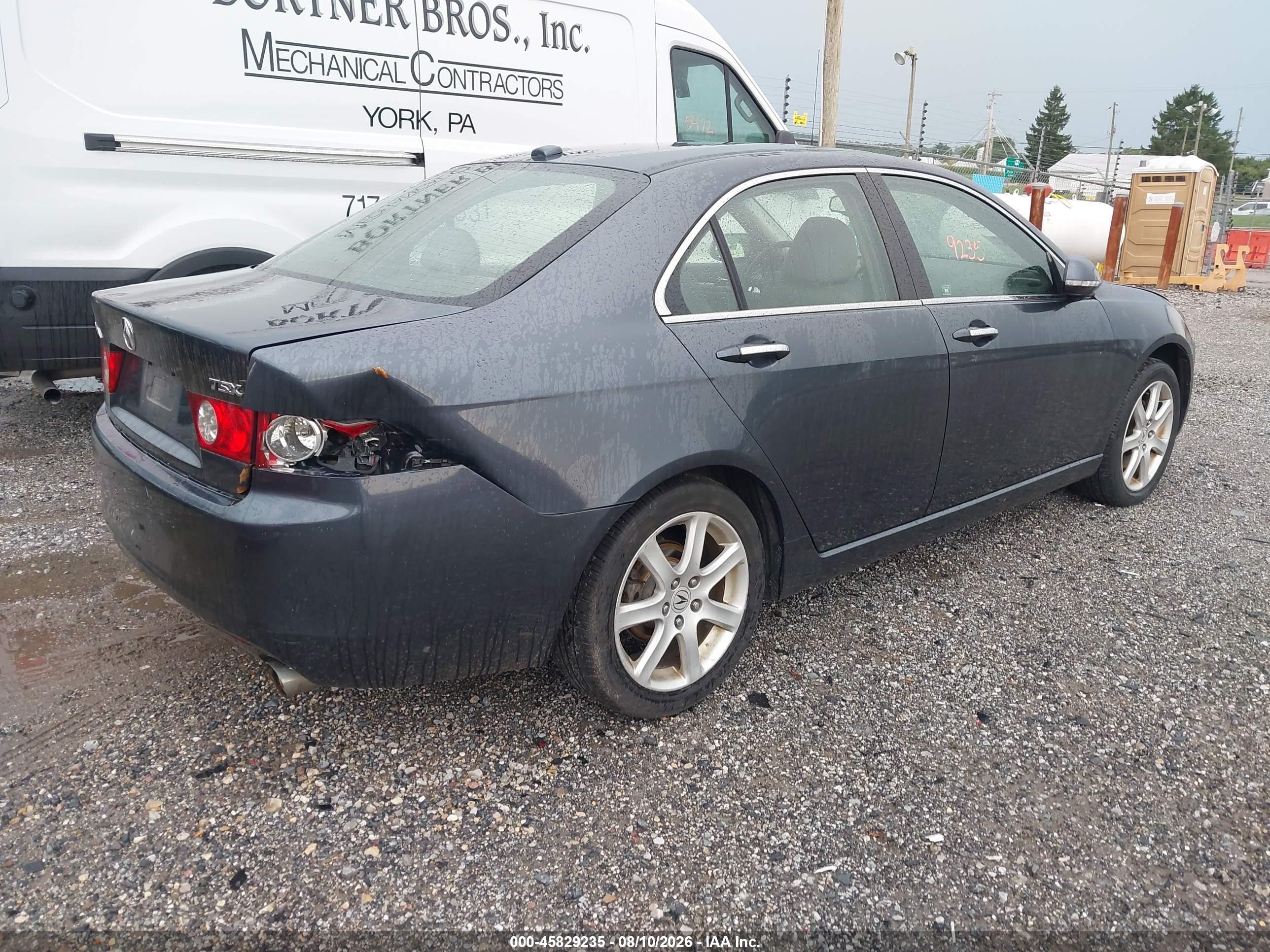2005 Acura Tsx Blue vin: JH4CL96835C017899