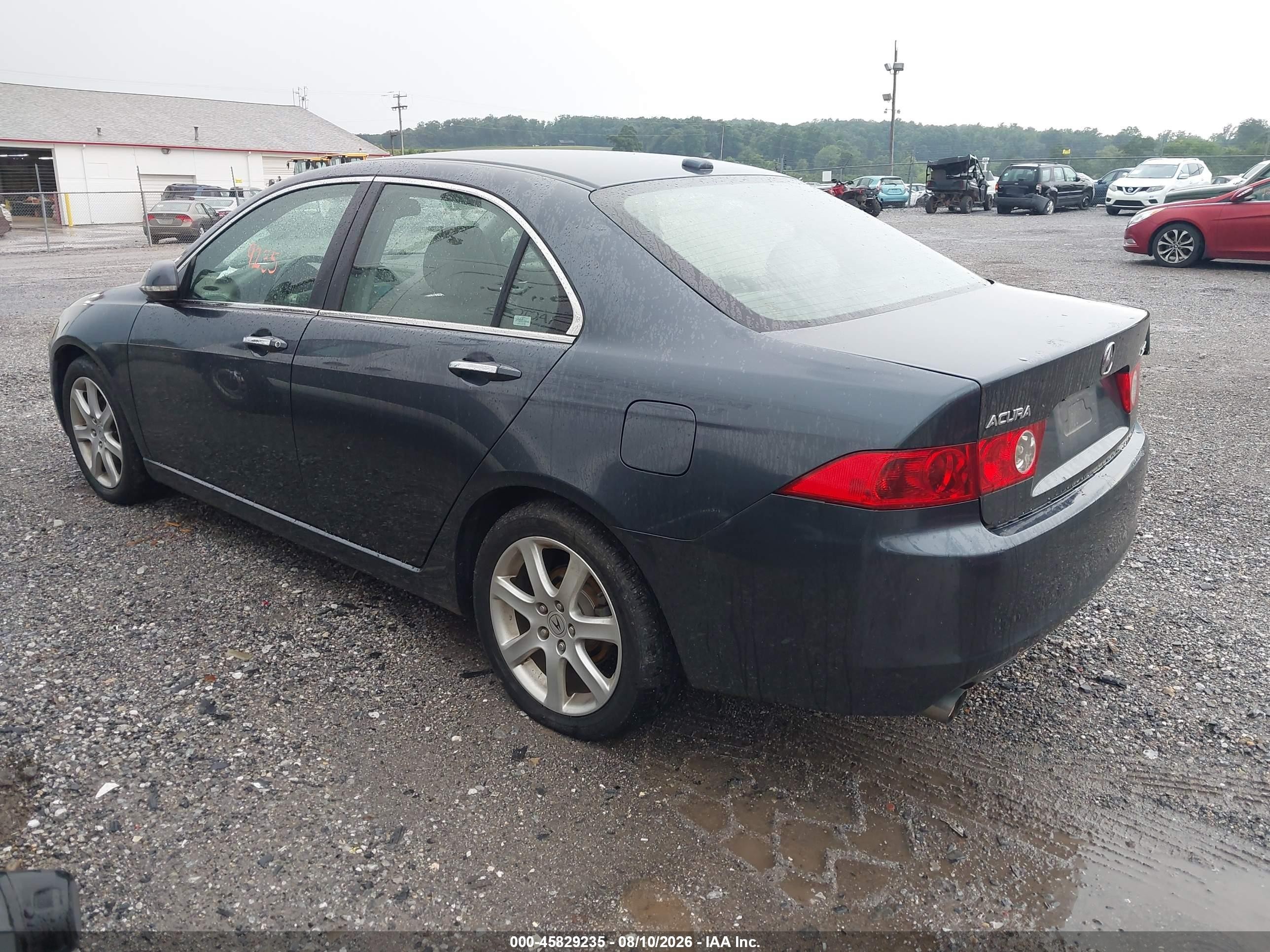 2005 Acura Tsx Blue vin: JH4CL96835C017899