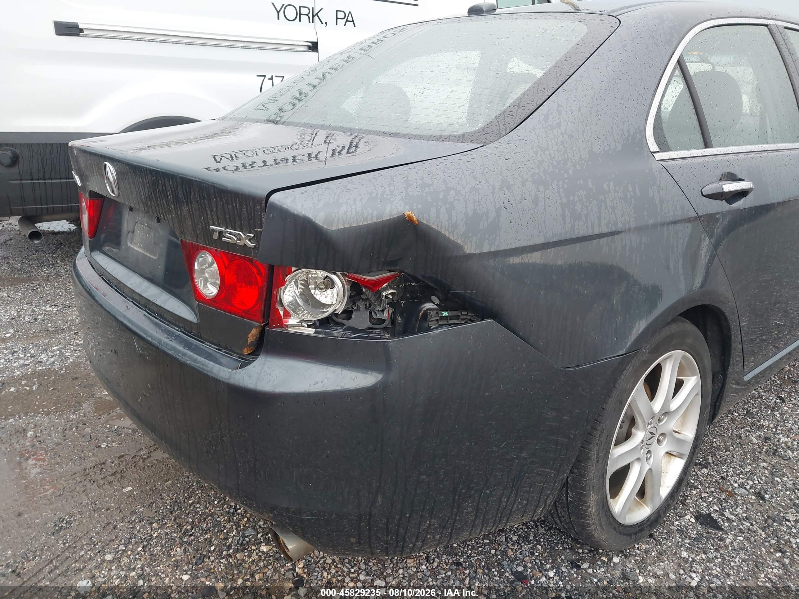 2005 Acura Tsx Blue vin: JH4CL96835C017899