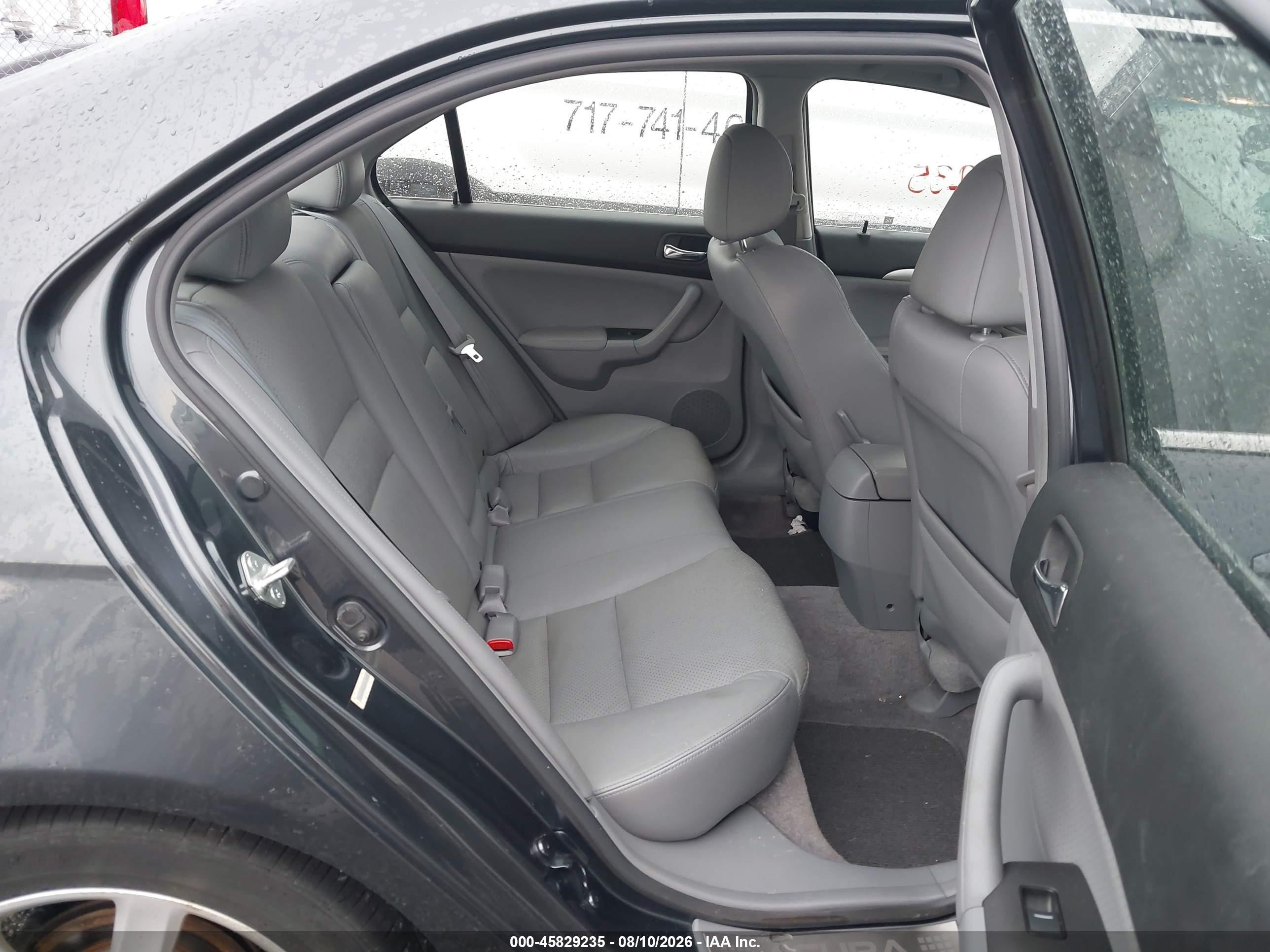 2005 Acura Tsx Blue vin: JH4CL96835C017899