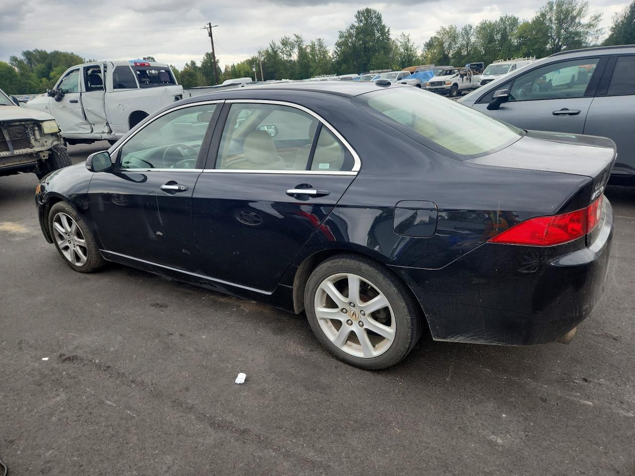 2005 Acura Tsx Черный vin: JH4CL96835C032239