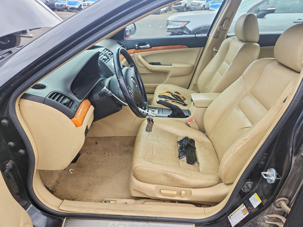 2005 Acura Tsx Черный vin: JH4CL96835C032239