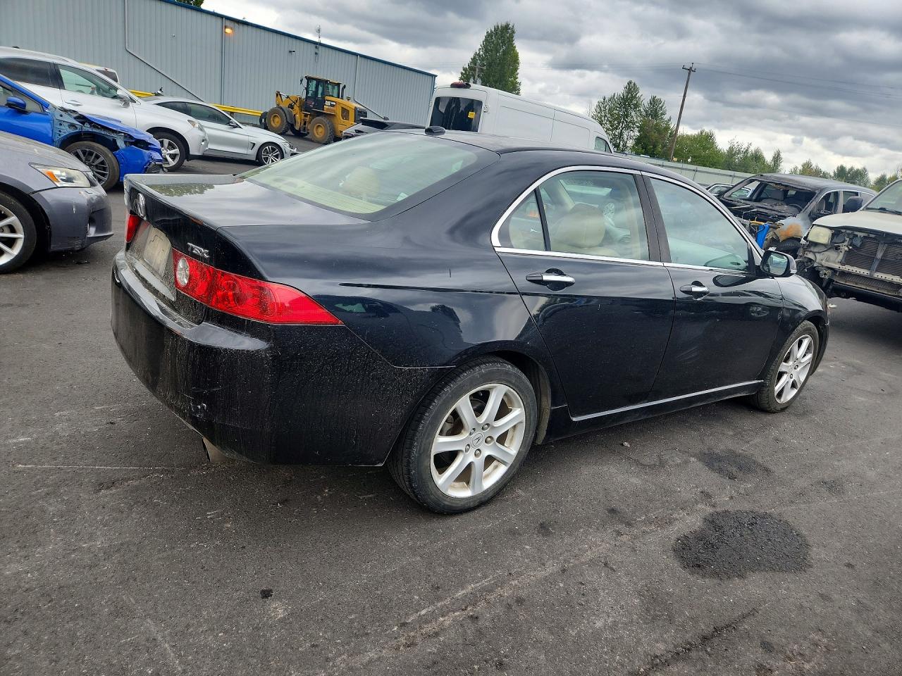 2005 Acura Tsx Черный vin: JH4CL96835C032239