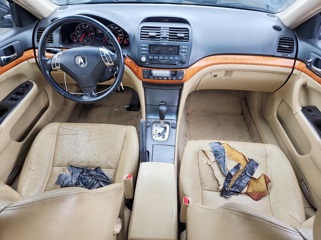2005 Acura Tsx Черный vin: JH4CL96835C032239