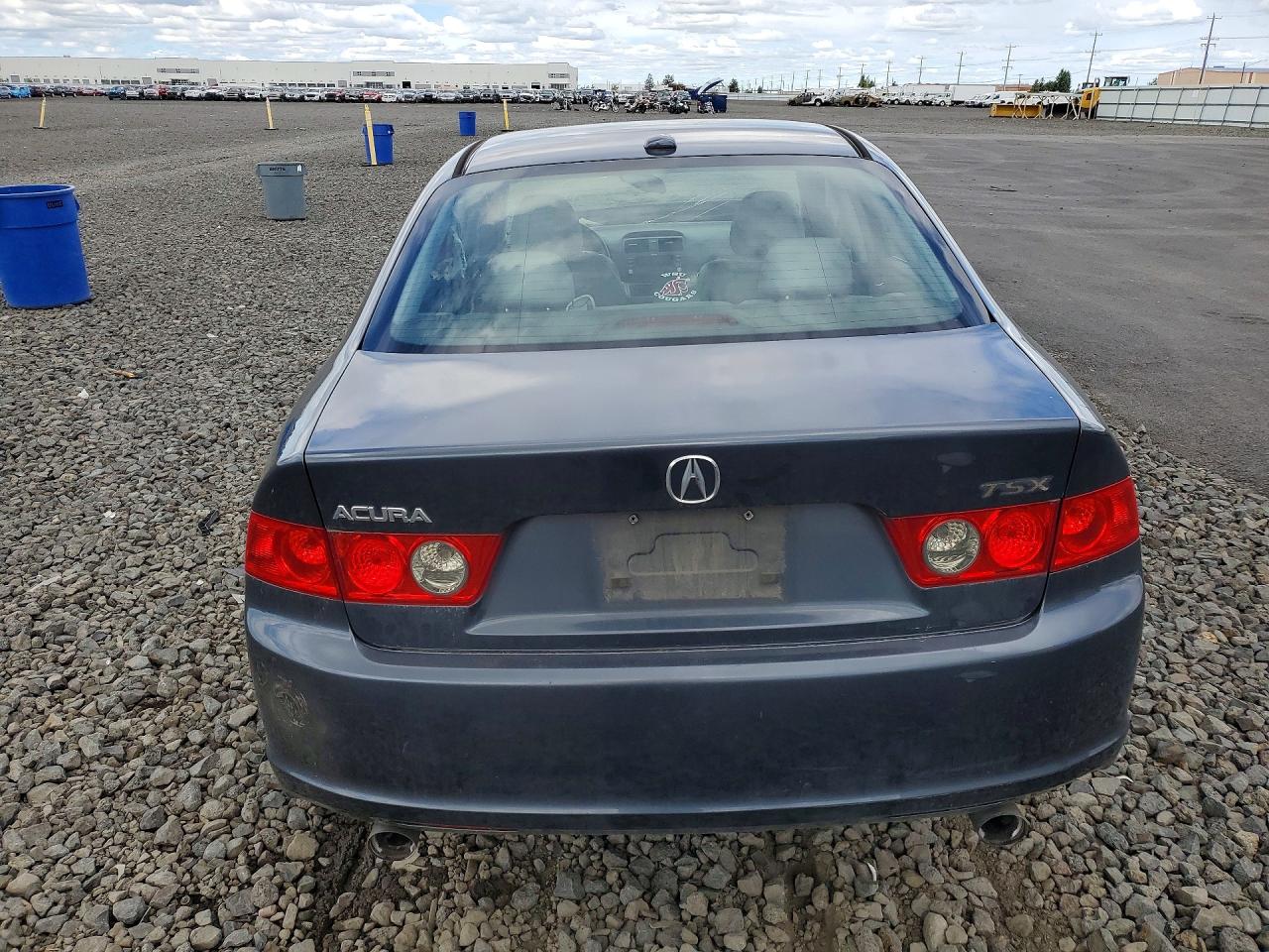 2006 Acura Tsx Gray vin: JH4CL96836C008475