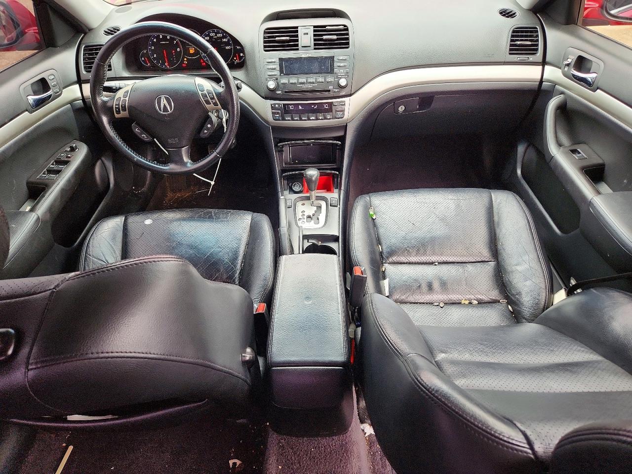 2006 Acura Tsx Red vin: JH4CL96836C020495