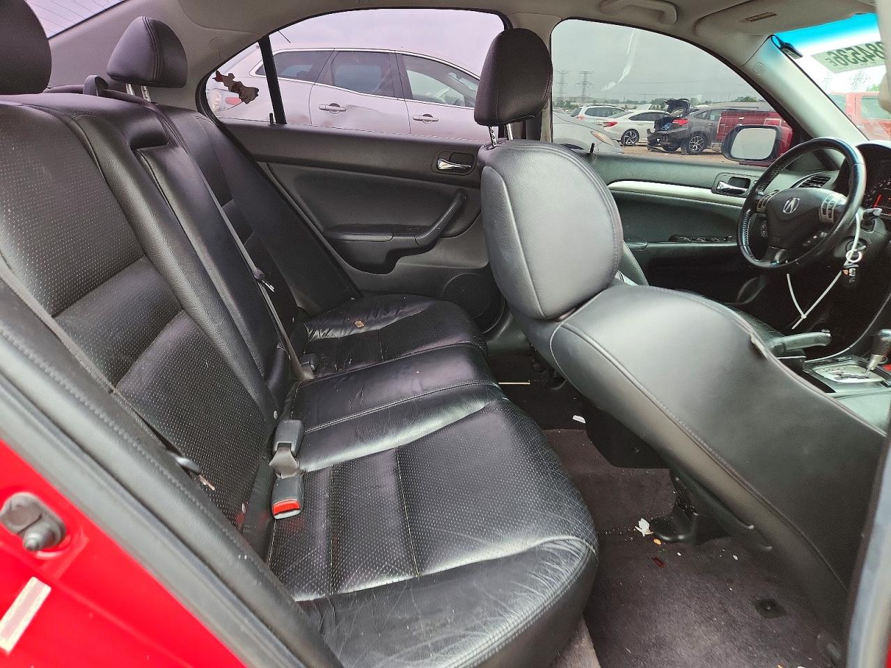 2006 Acura Tsx Red vin: JH4CL96836C020495
