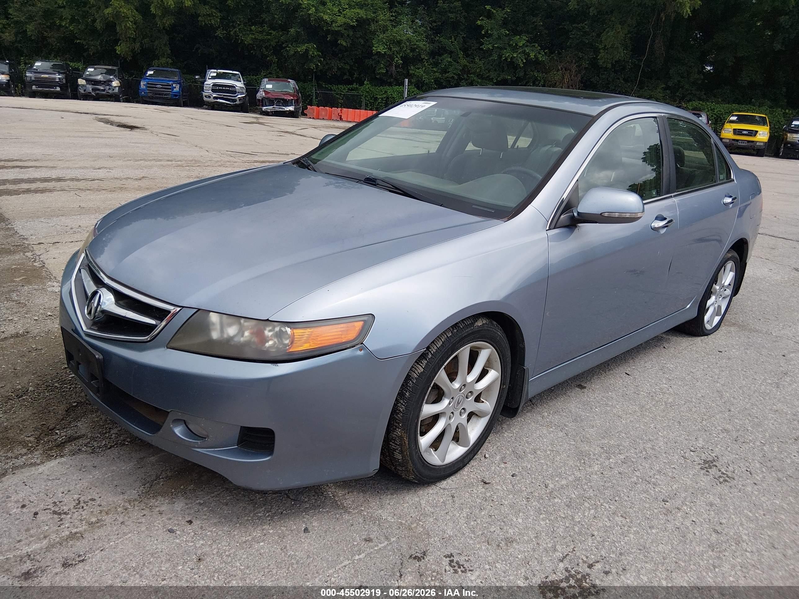2006 Acura Tsx   Light Blue vin: JH4CL96836C035739