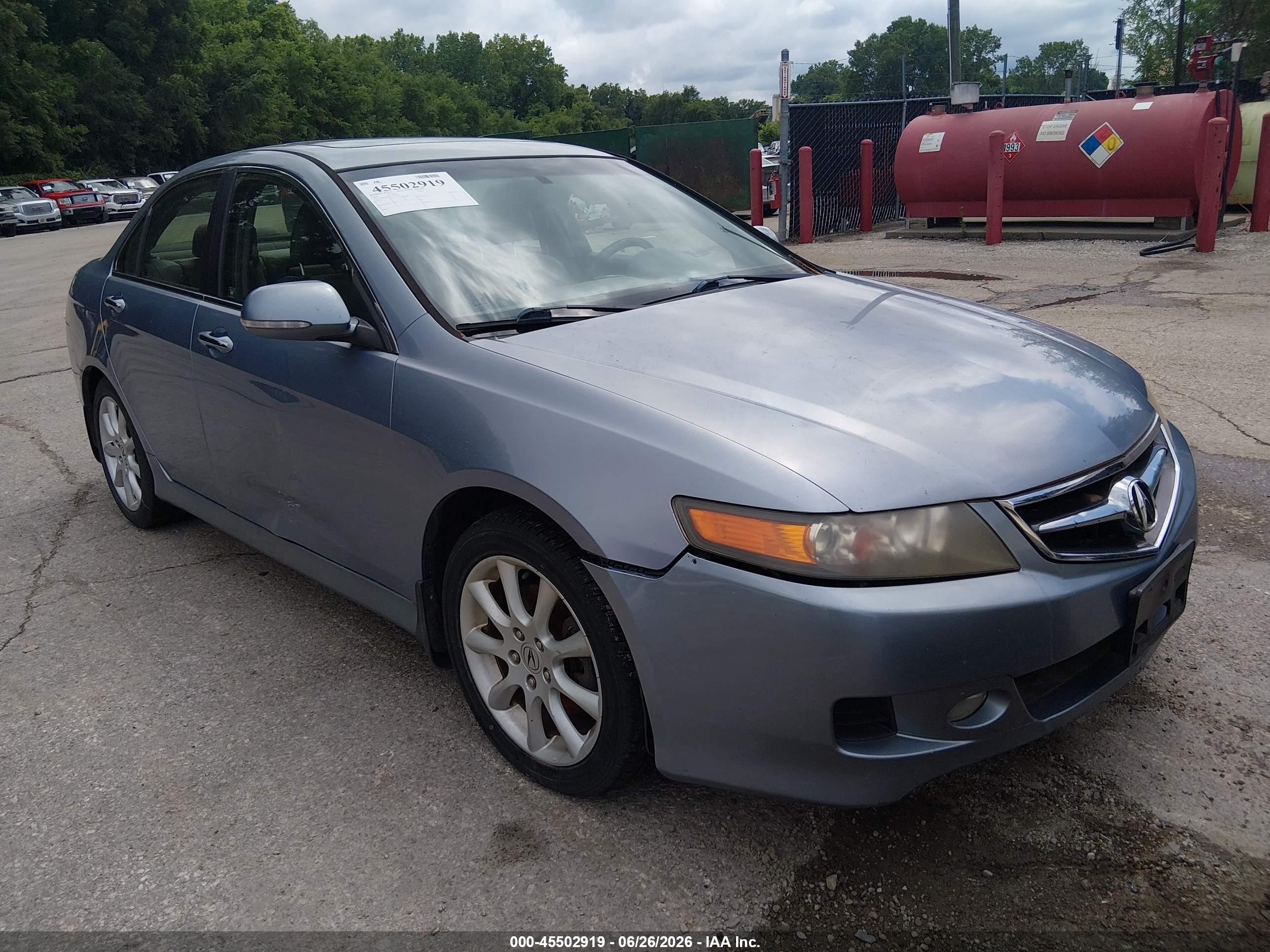2006 Acura Tsx   Light Blue vin: JH4CL96836C035739