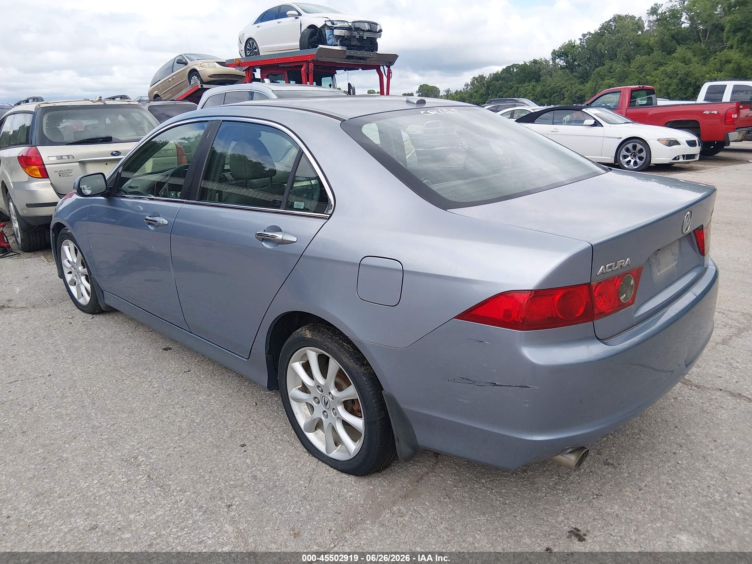 2006 Acura Tsx   Light Blue vin: JH4CL96836C035739
