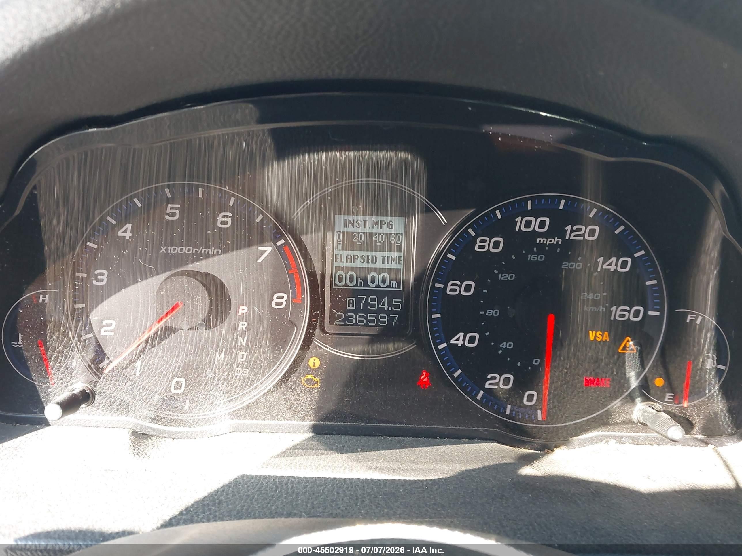 2006 Acura Tsx   Light Blue vin: JH4CL96836C035739