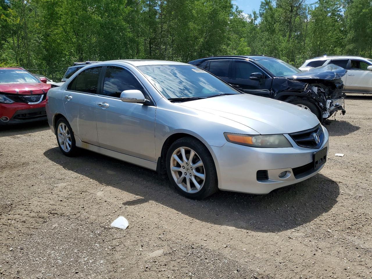 2006 Acura Tsx Серебряный vin: JH4CL96836C801422