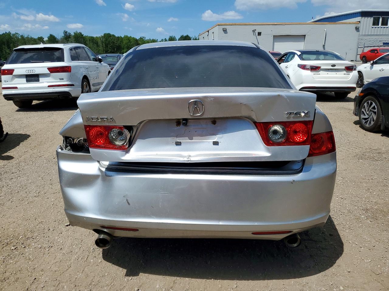 2006 Acura Tsx Серебряный vin: JH4CL96836C801422