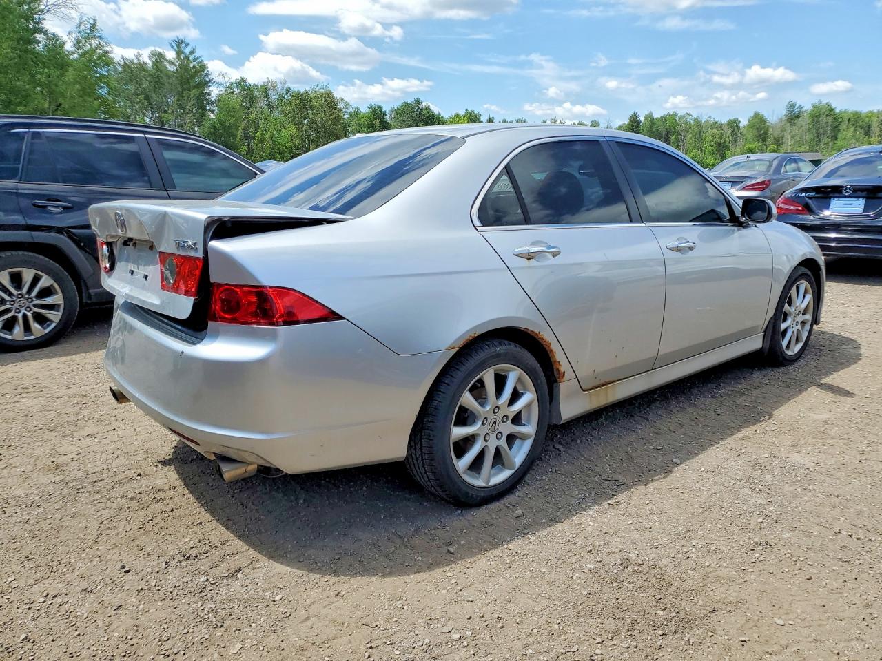 2006 Acura Tsx Серебряный vin: JH4CL96836C801422
