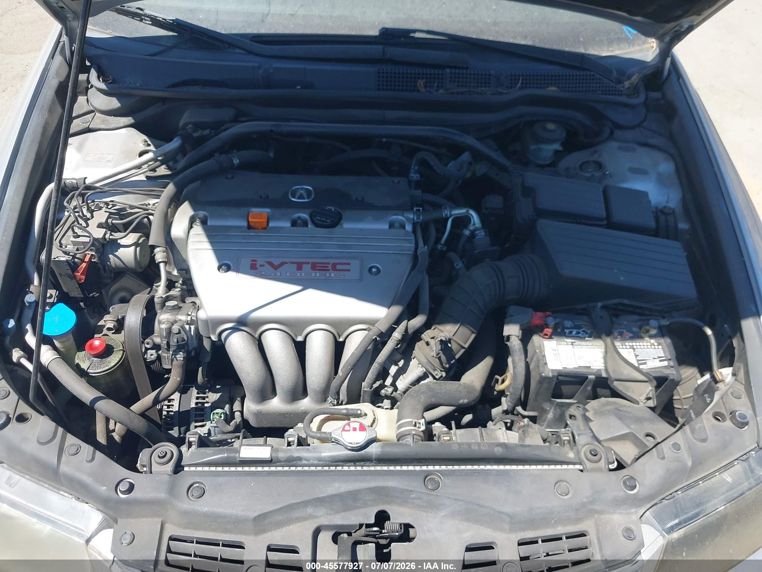 2007 Acura Tsx   Silver vin: JH4CL96837C008414