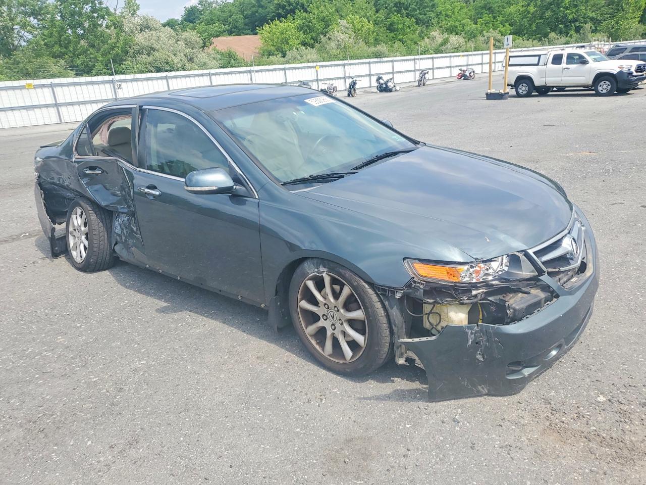 2007 Acura Tsx Green vin: JH4CL96837C014603