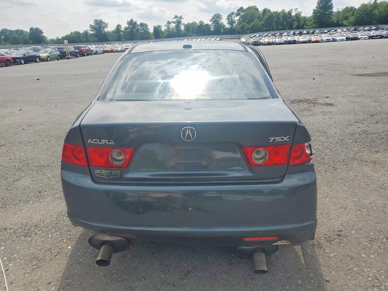 2007 Acura Tsx Green vin: JH4CL96837C014603