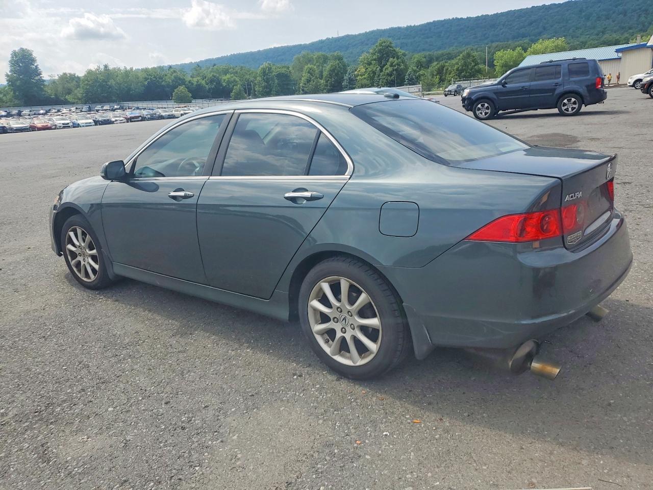 2007 Acura Tsx Green vin: JH4CL96837C014603