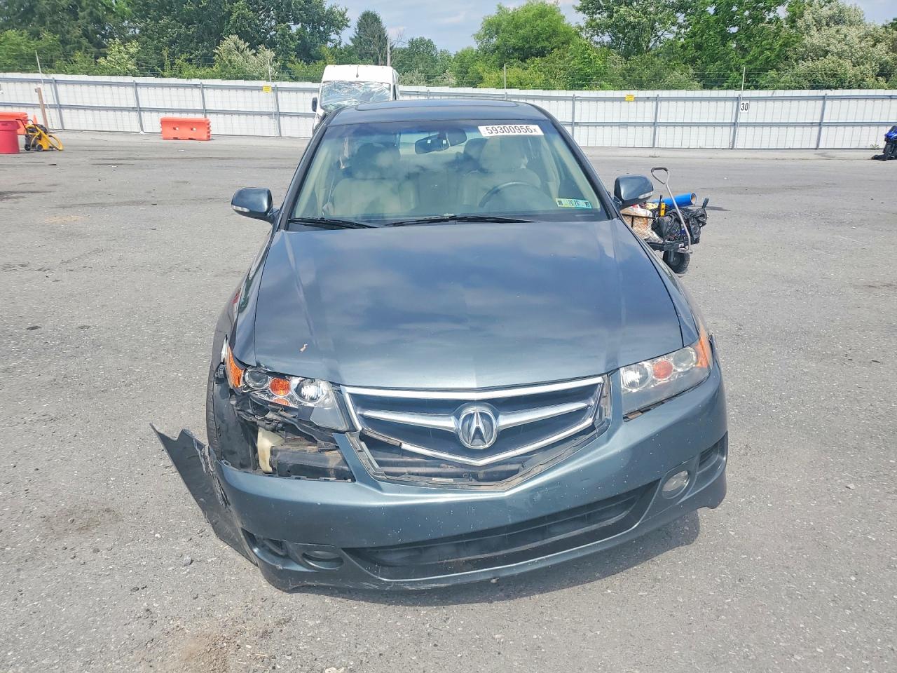 2007 Acura Tsx Green vin: JH4CL96837C014603
