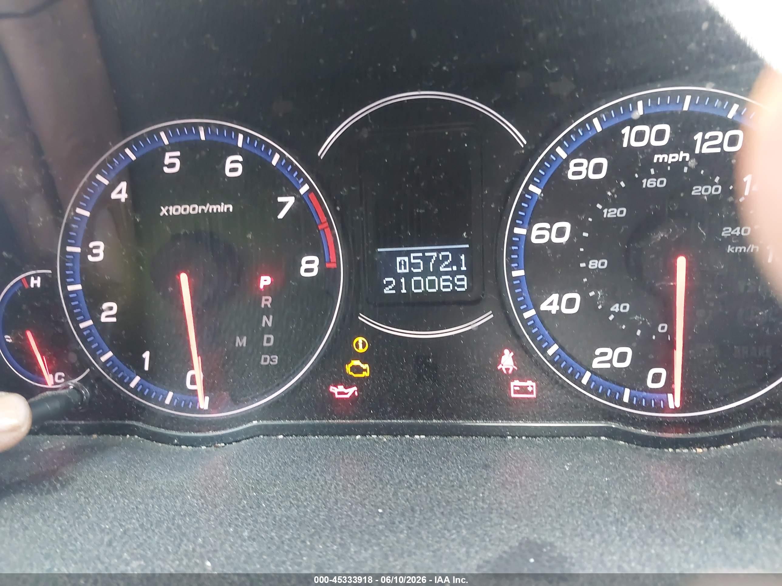 2008 Acura Tsx   Blue vin: JH4CL96838C003859
