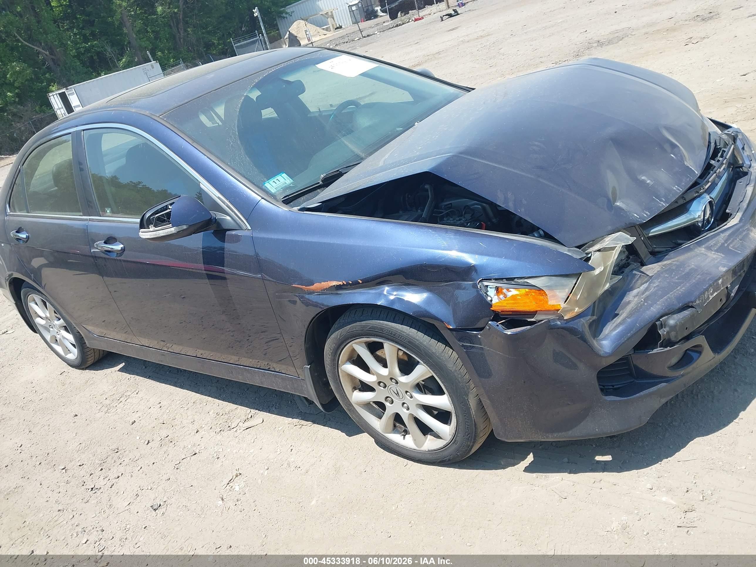 2008 Acura Tsx   Blue vin: JH4CL96838C003859