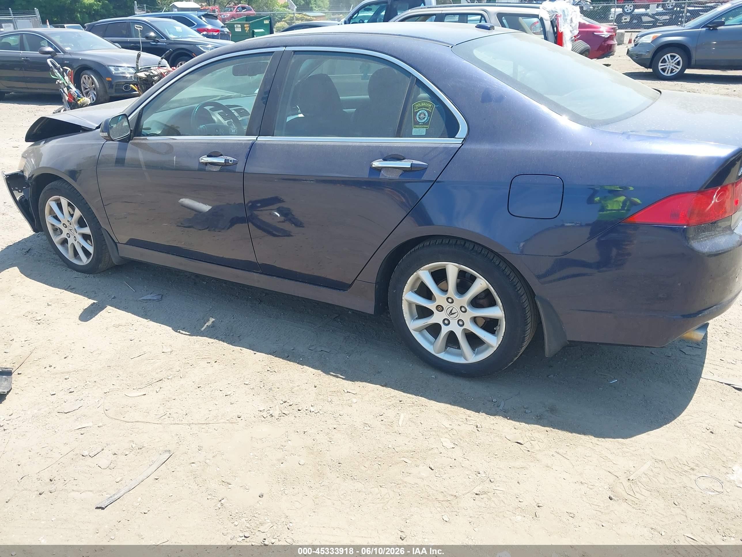 2008 Acura Tsx   Blue vin: JH4CL96838C003859