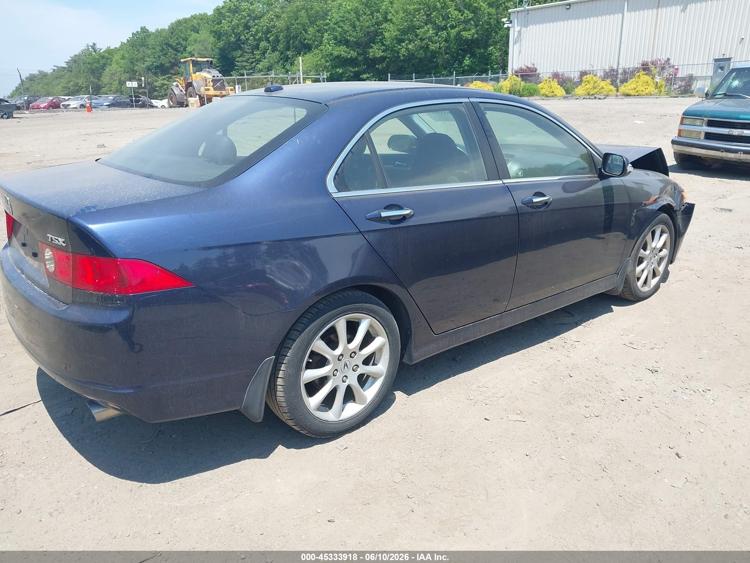 2008 Acura Tsx   Blue vin: JH4CL96838C003859