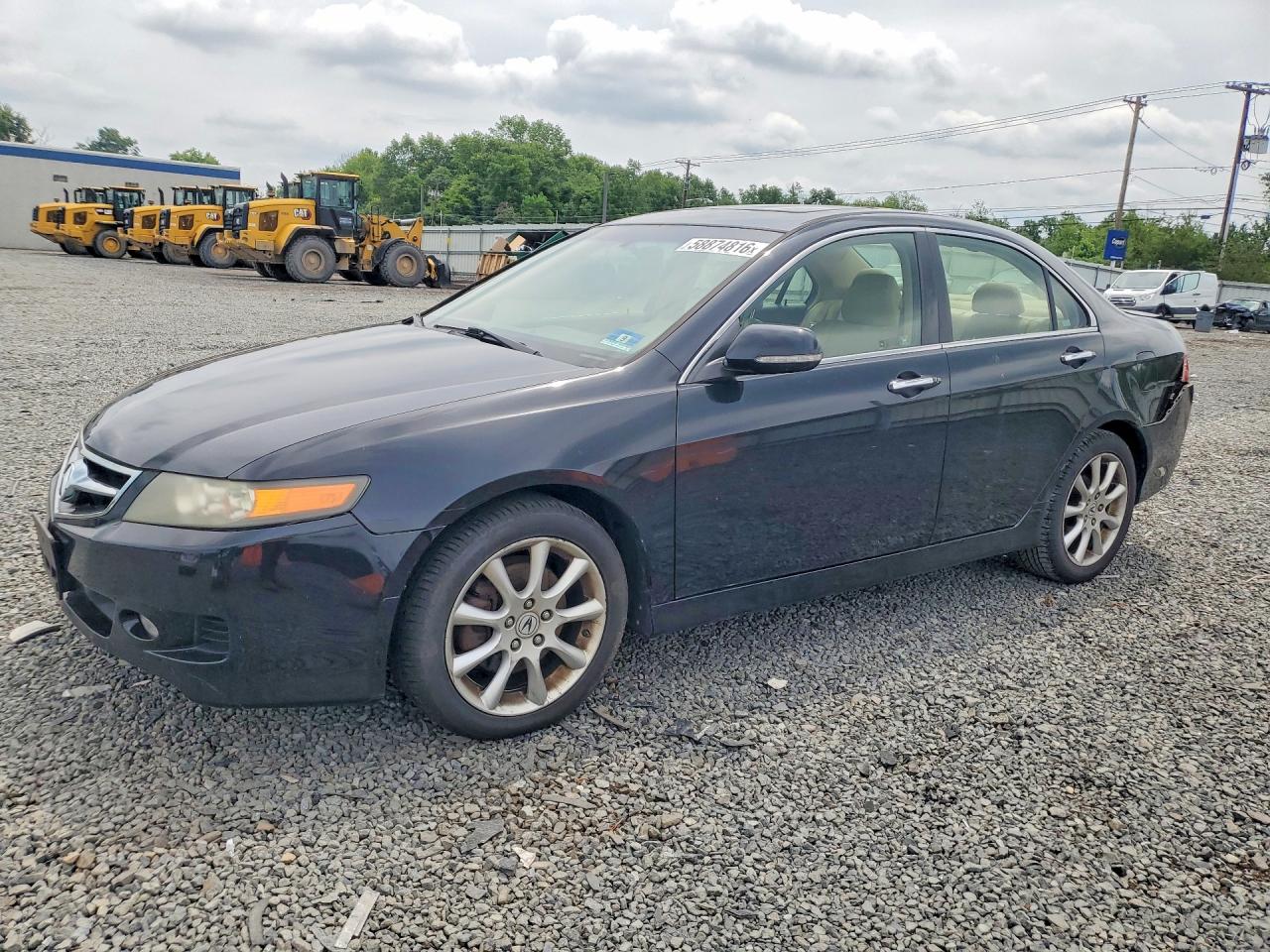 2008 Acura Tsx Black vin: JH4CL96838C005112