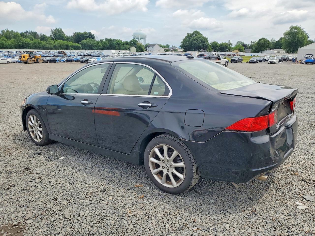 2008 Acura Tsx Black vin: JH4CL96838C005112