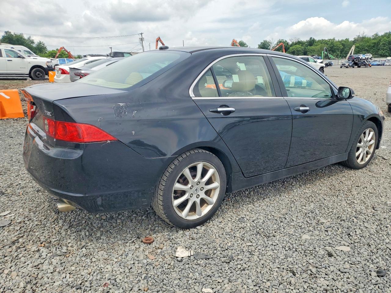 2008 Acura Tsx Black vin: JH4CL96838C005112