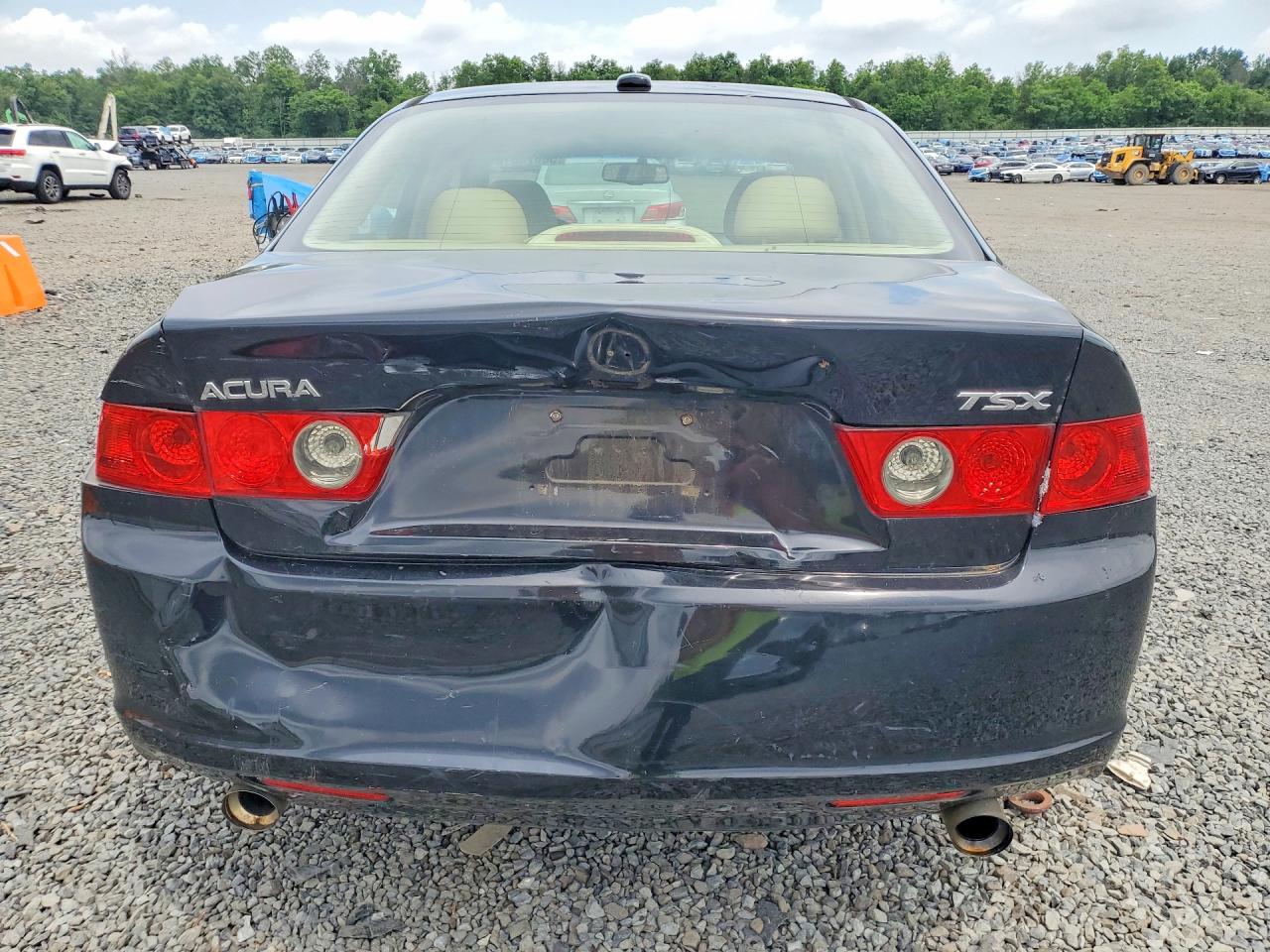2008 Acura Tsx Black vin: JH4CL96838C005112