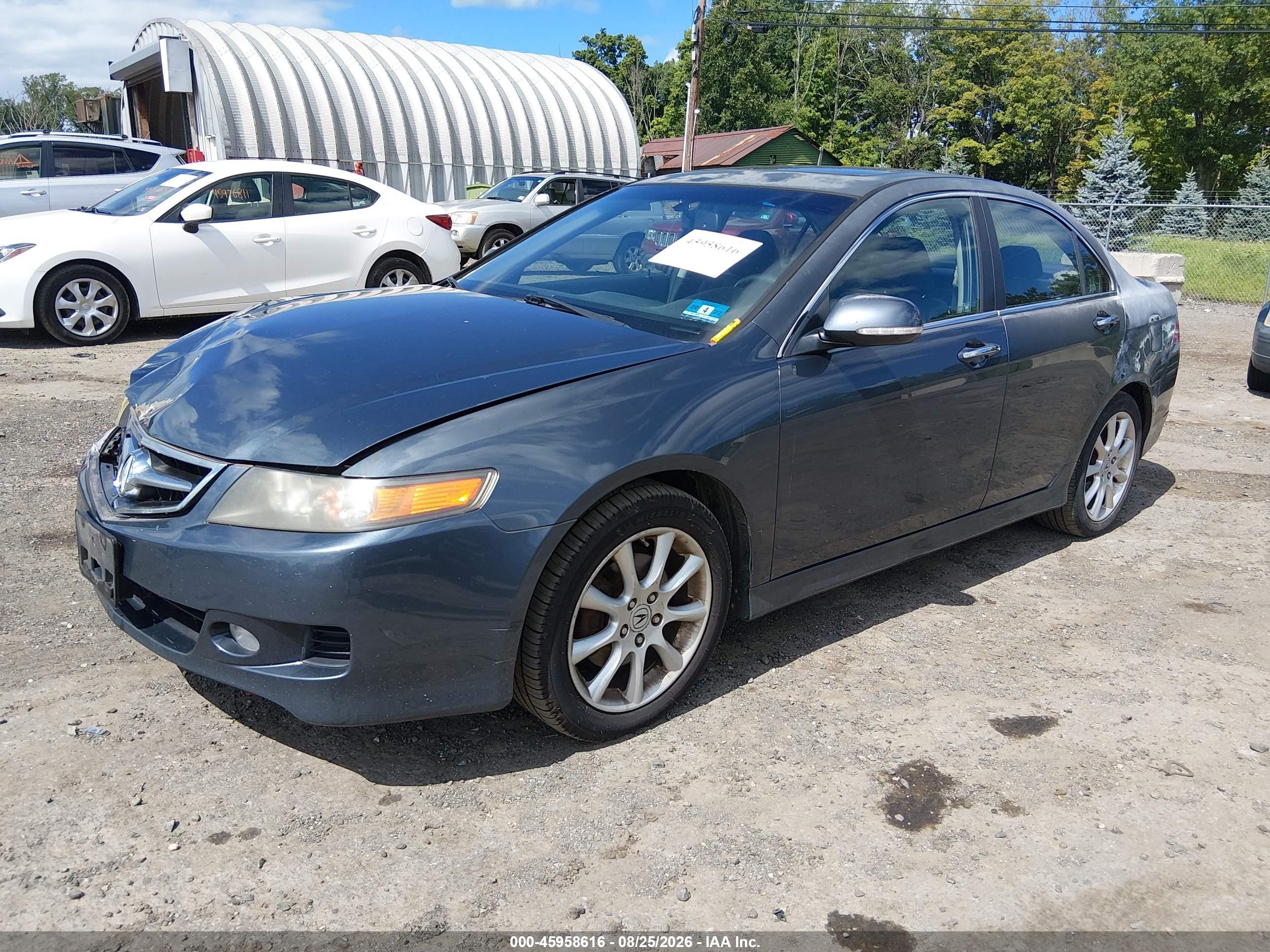 2008 Acura Tsx   Gray vin: JH4CL96838C005420