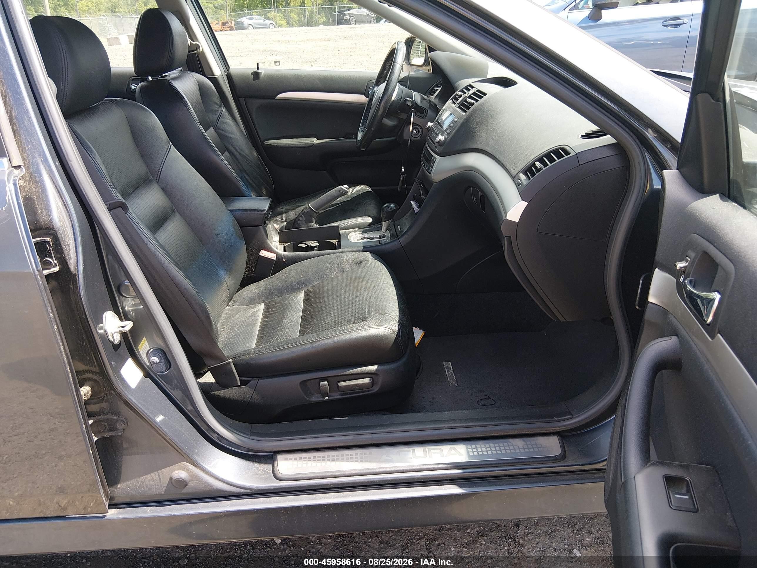 2008 Acura Tsx   Gray vin: JH4CL96838C005420