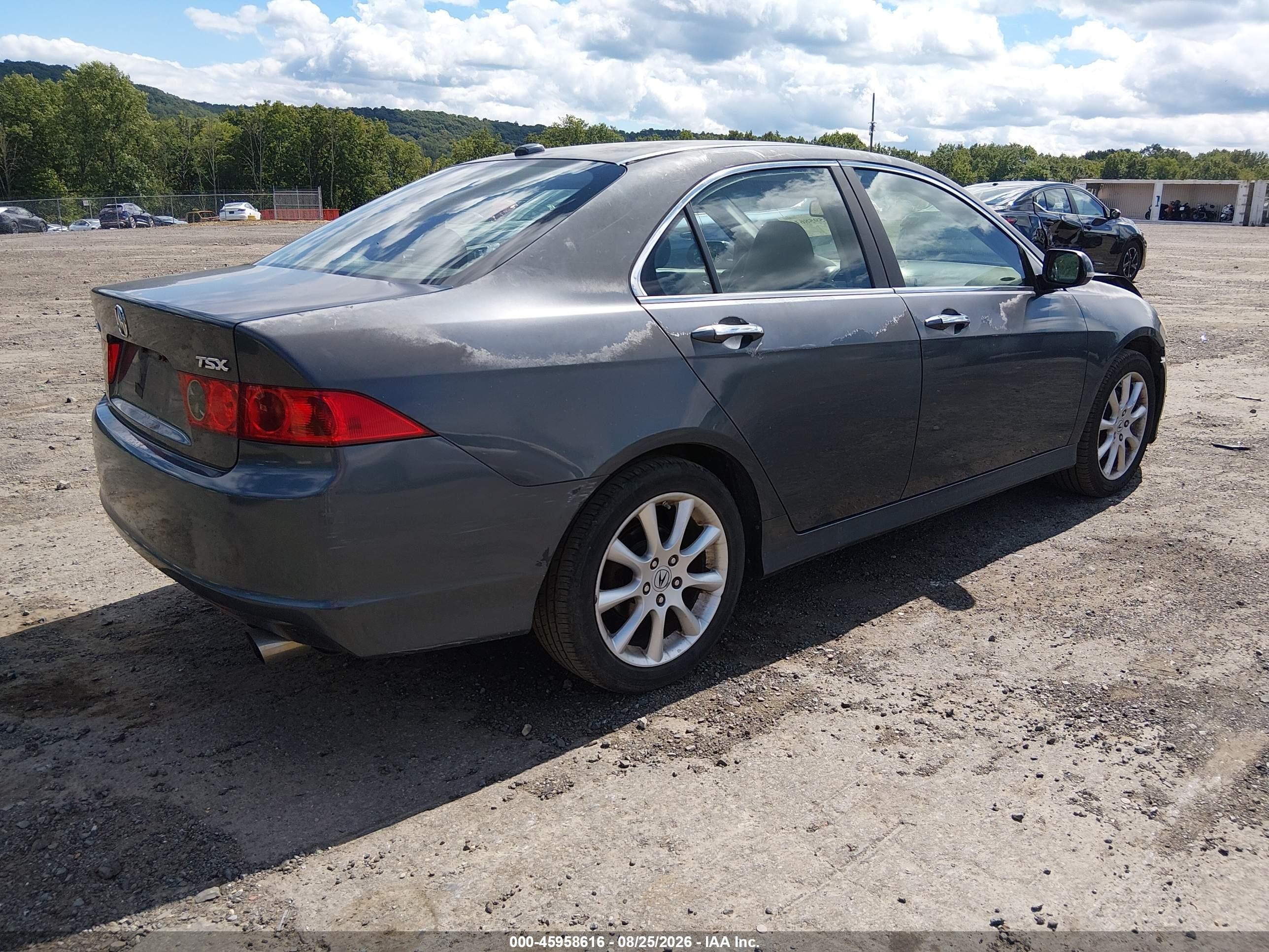 2008 Acura Tsx   Gray vin: JH4CL96838C005420
