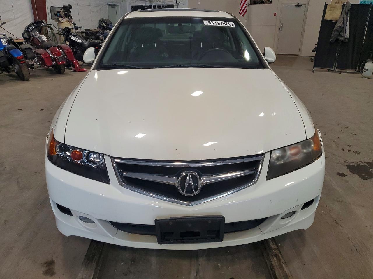 2008 Acura Tsx White vin: JH4CL96838C013839
