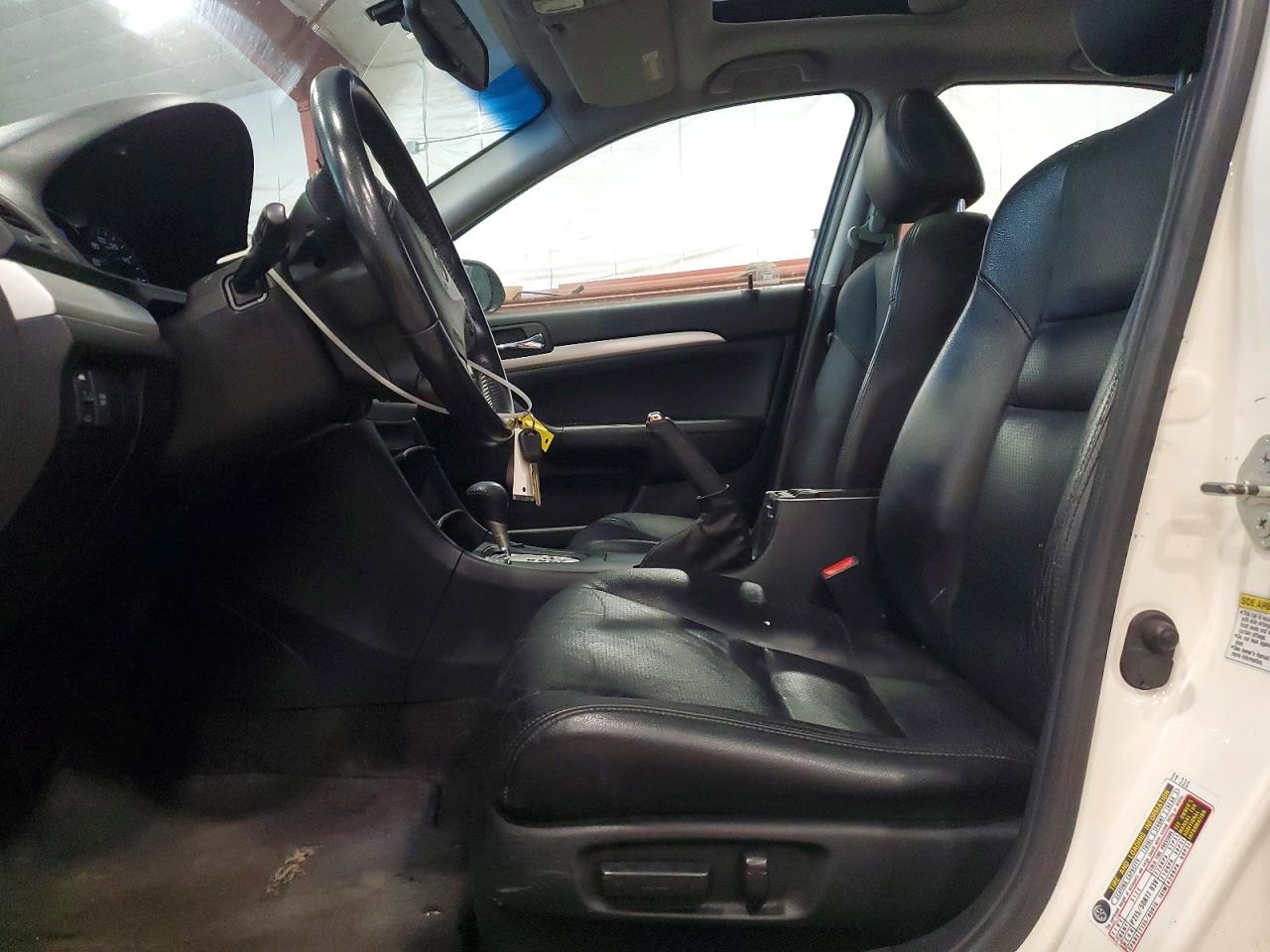 2008 Acura Tsx White vin: JH4CL96838C013839