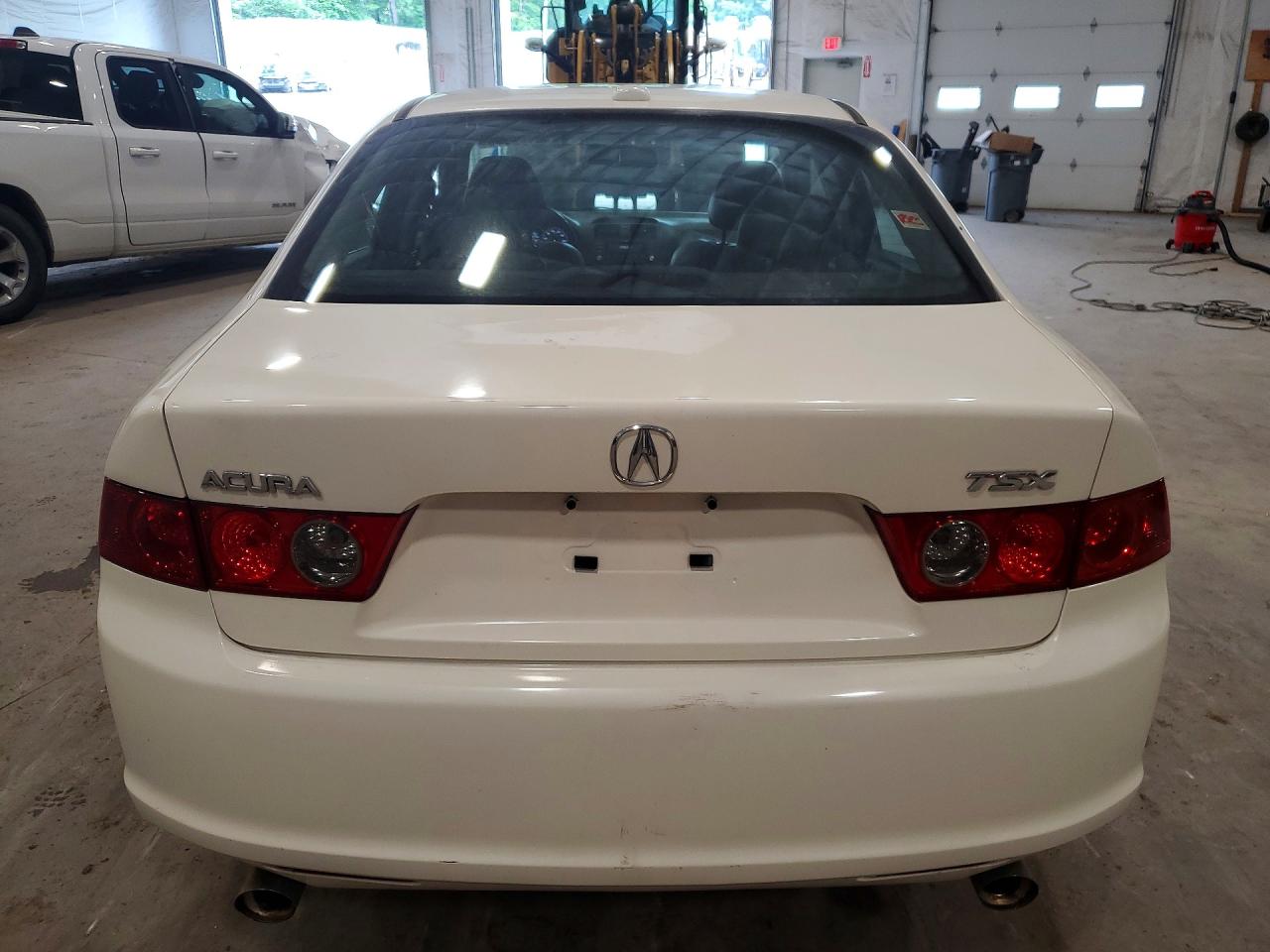 2008 Acura Tsx White vin: JH4CL96838C013839