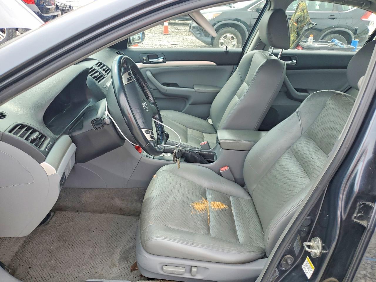2008 Acura Tsx Gray vin: JH4CL96838C014585