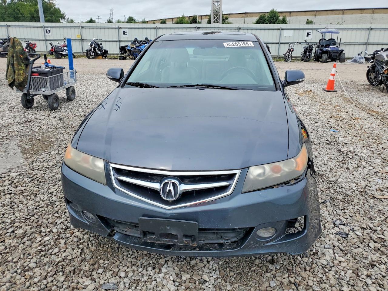 2008 Acura Tsx Gray vin: JH4CL96838C014585