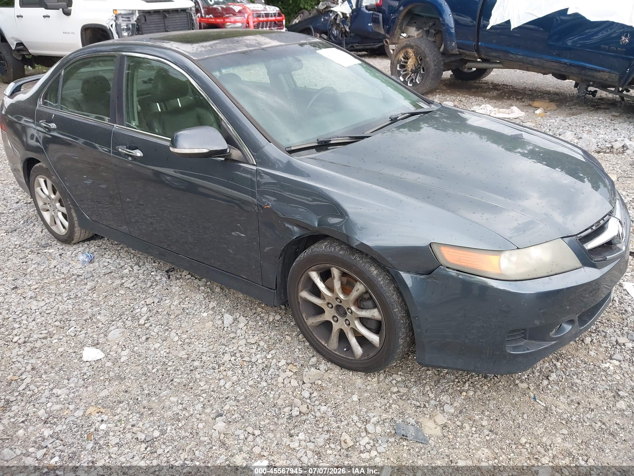 2008 Acura Tsx   Gray vin: JH4CL96838C014750