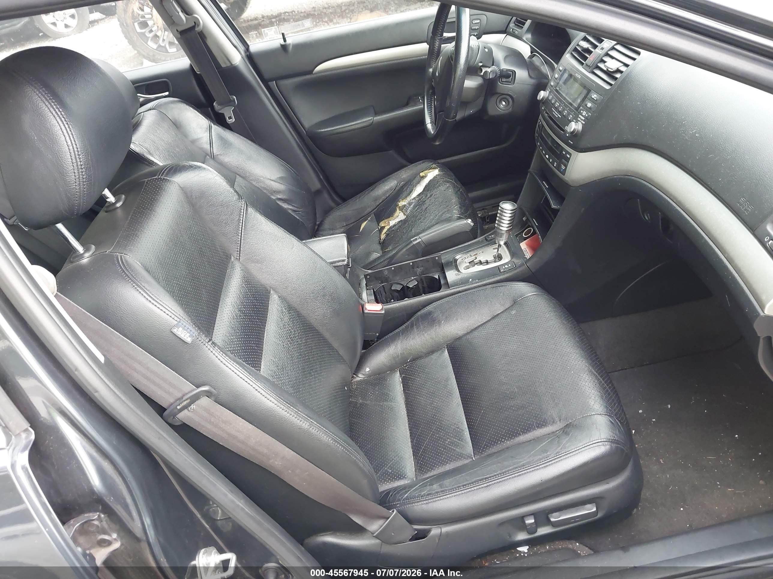 2008 Acura Tsx   Gray vin: JH4CL96838C014750