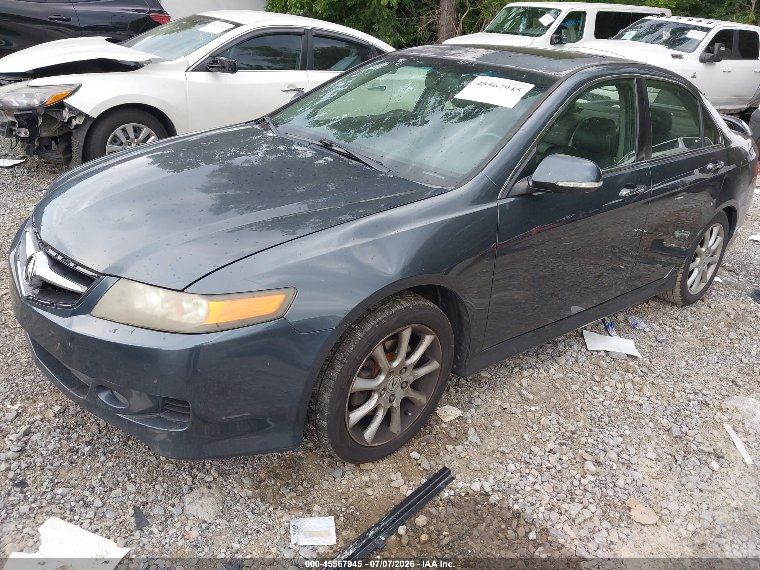 2008 Acura Tsx   Gray vin: JH4CL96838C014750