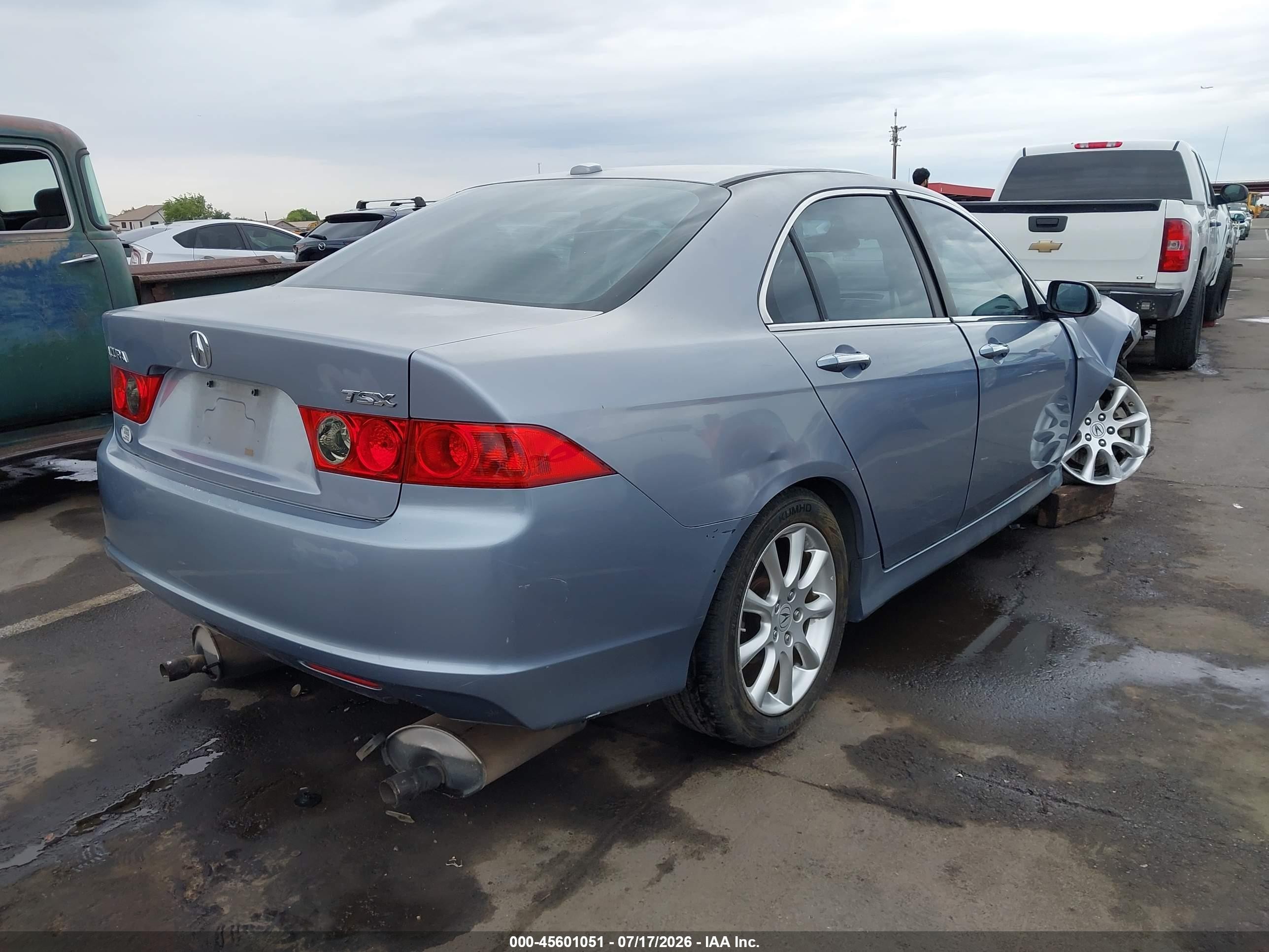 2008 Acura Tsx   Серебряный vin: JH4CL96838C016627