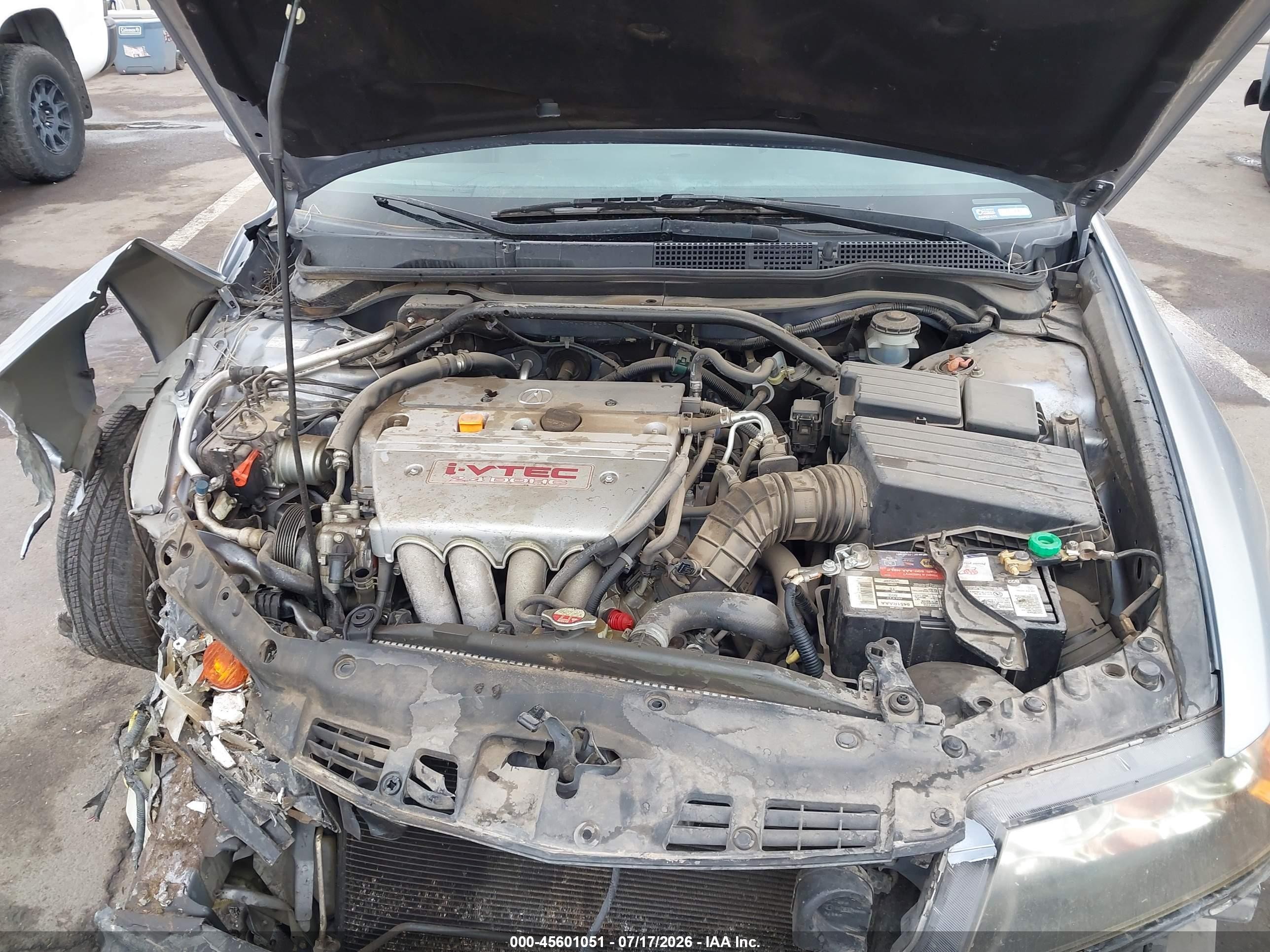 2008 Acura Tsx   Серебряный vin: JH4CL96838C016627
