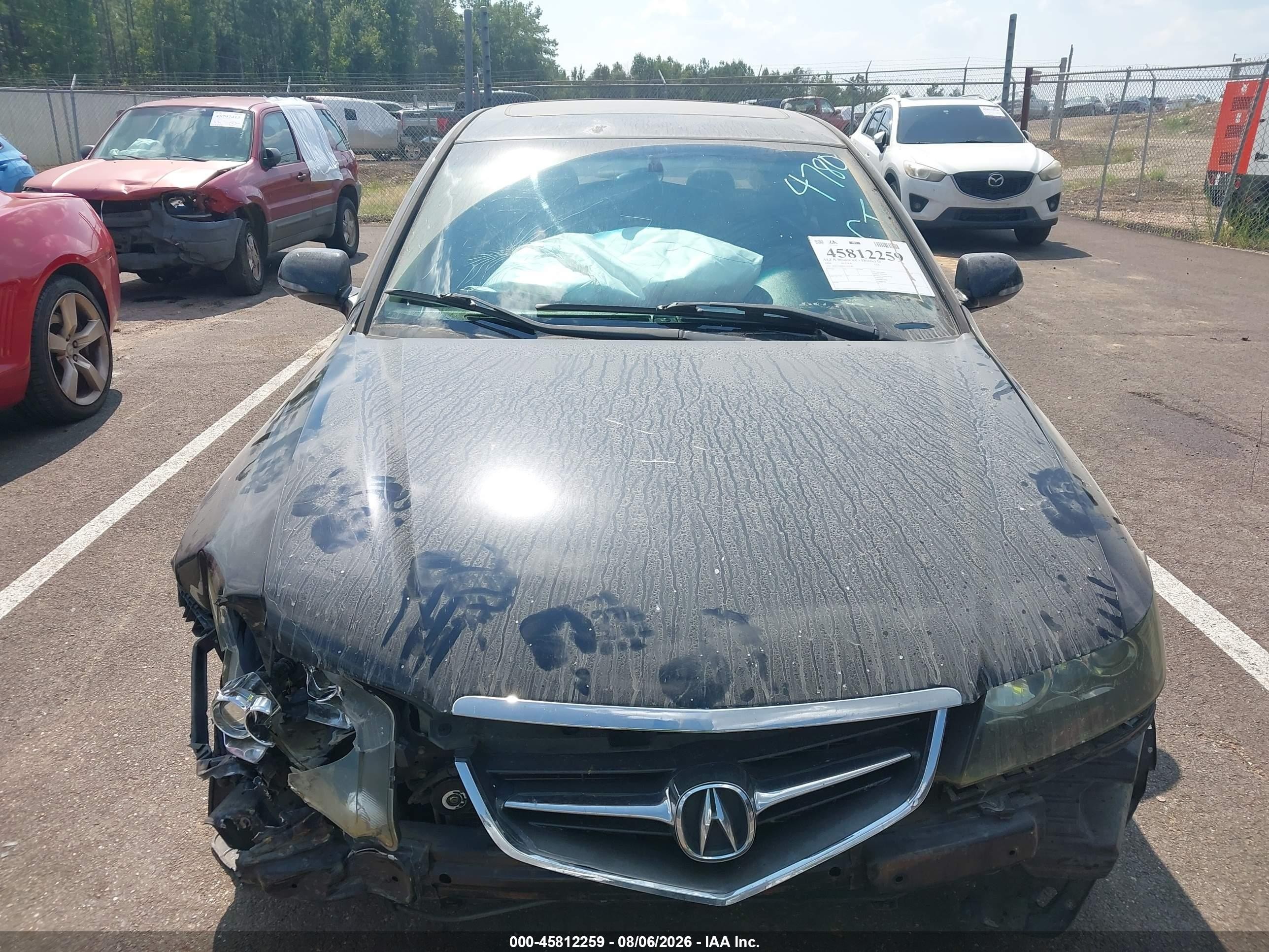 2004 Acura Tsx White vin: JH4CL96844C024780